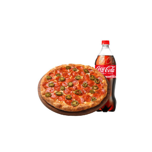 피자헛 (오리지널) 할라 페페로니 러버 L + 콜라 1.25L