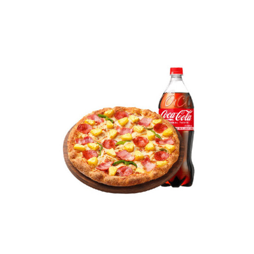 피자헛 (오리지널) 알로하 하와이 M + 콜라 1.25L
