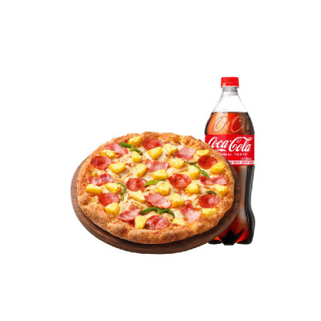 피자헛 (오리지널) 알로하 하와이 L + 콜라 1.25L