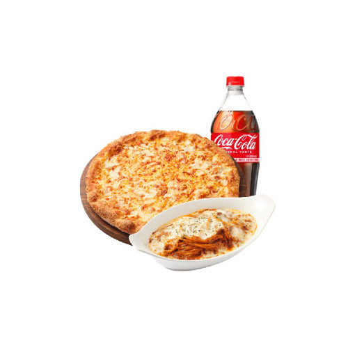 (오리지널) 치즈 러버 M + 리치치즈파스타 + 콜라 1.25L