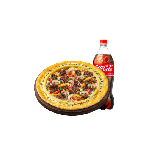 피자헛 직화불고기 리치골드 M + 콜라 1.25L