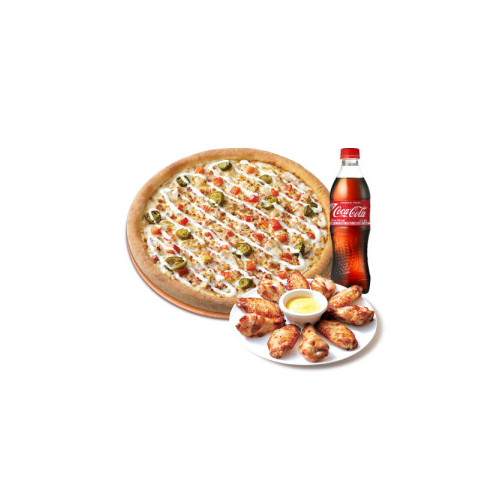 오리지널 스파이시 치킨랜치(L)+파파스 윙+코카-콜라500ml