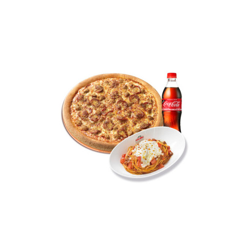 오리지널 존스 페이버릿(L)+파파스 파스타(미트)+코카-콜라500ml