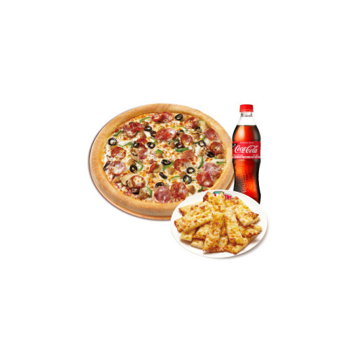 오리지널 수퍼 파파스(L)+치즈 스틱+코카-콜라500ml