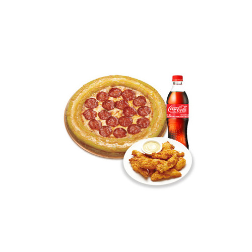 골드링 페퍼로니(L)+치킨 스트립+코카-콜라500ml