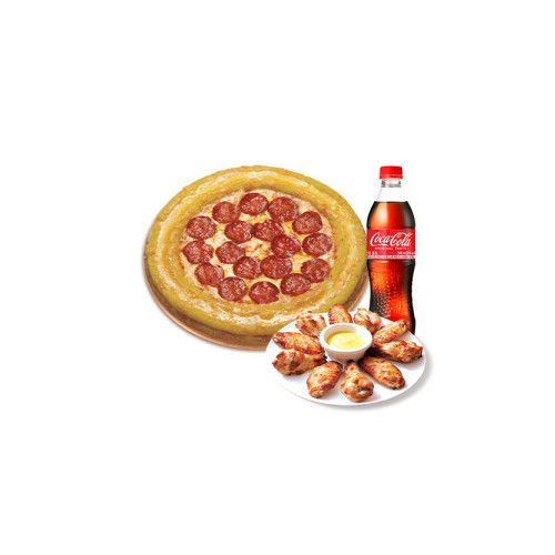 골드링 페퍼로니(L)+파파스 윙+코카-콜라500ml