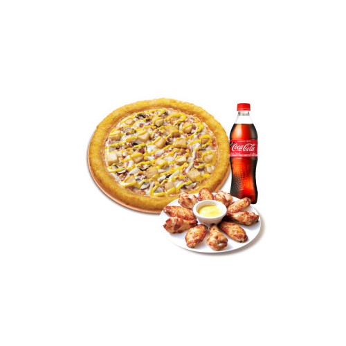 치즈롤 아이리쉬 포테이토(L)+파파스 윙+코카-콜라500ml