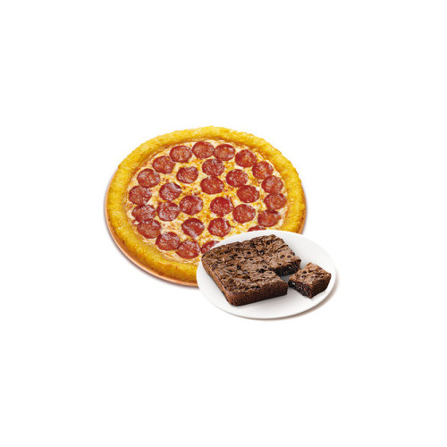 치즈롤 페퍼로니(L)+더블 초코칩 브라우니