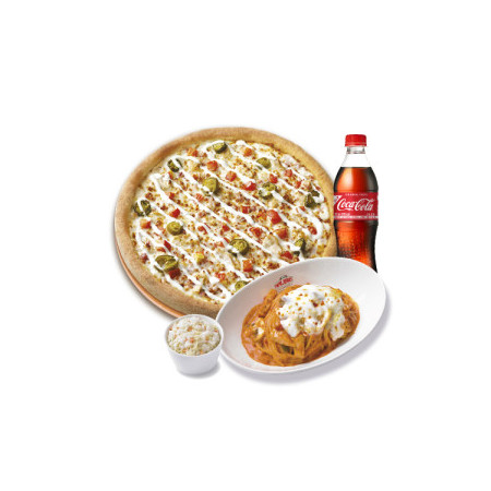 오리지널 스파이시 치킨 랜치(L)+파파스 파스타(로제)+파파 코울슬로+코카-콜라500ml