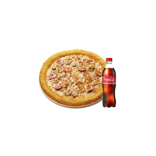 치즈롤 햄 머쉬룸 식스 치즈(L)+코카-콜라500ml