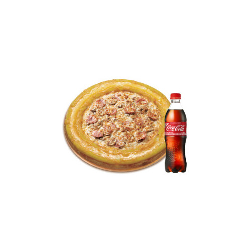 골드링 햄 머쉬룸 식스 치즈(L)+코카-콜라500ml