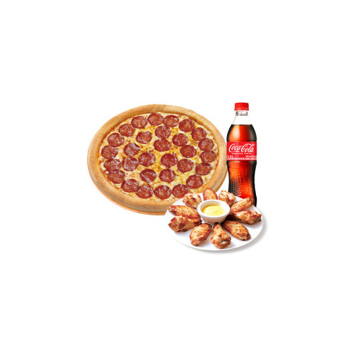 오리지널 페퍼로니(L)+파파스 윙+코카-콜라500ml