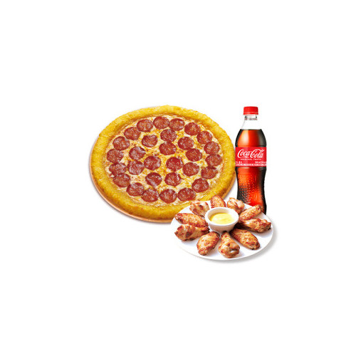 치즈롤 페퍼로니(L)+파파스 윙+코카-콜라500ml