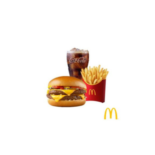 더블 치즈버거 세트