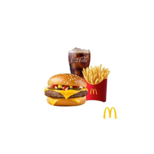 쿼터파운더 치즈 세트