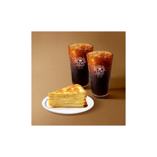 [부드러운디저트] 아메리카노 (S) 2 + 밀크레이프