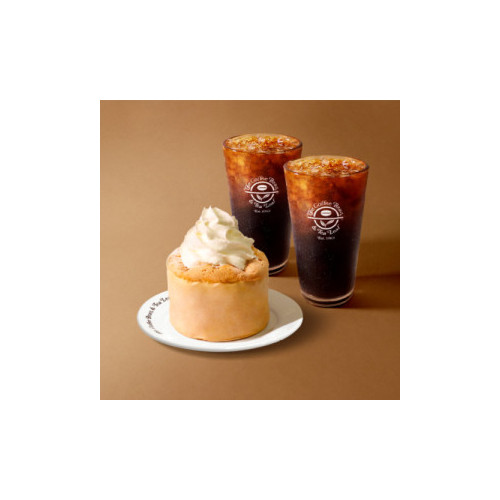 [정말 축하해요] 아메리카노 (S) 2 + 생크림 카스텔라