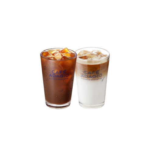 얼죽아 라떼 세트(아이스 아메리카노+아이스 카페라떼)