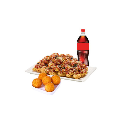 (레귤러/순살)Two 콤비네이션+오리지널치즈볼+콜라1.25L