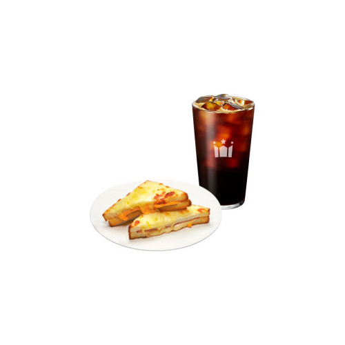 오늘도 파이팅 (아메리카노 R + 크로크무슈)