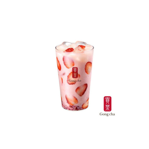 딸기 듬뿍 밀크티