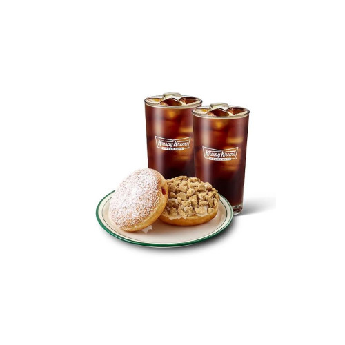 오늘도 파이팅 프리미엄 어쏘 도넛 2개+아메리카노(M) 2잔