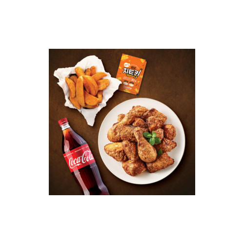 고추바사삭+매콤치즈 웨지감자+콜라1.25L