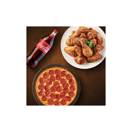 고추바사삭+페퍼로니 시카고피자+콜라1.25L