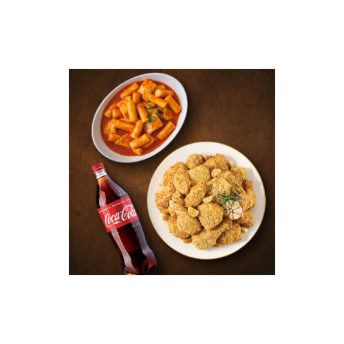 남해마늘바사삭+맵달떡볶이+콜라1.25L