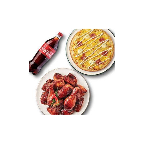 볼케이노+스윗콘치즈피자(8인치)+콜라1.25L