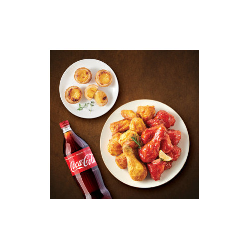 양념히어로 반반+에그타르트+콜라1.25L