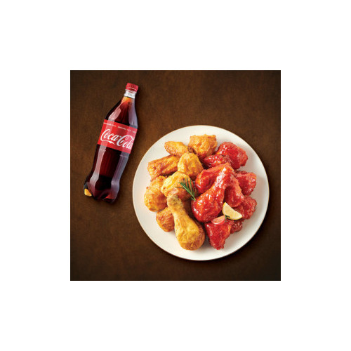 양념히어로 반반+콜라1.25L