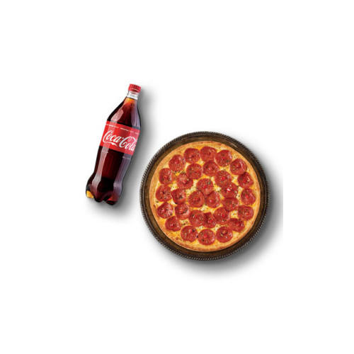 페퍼로니 시카고피자+콜라1.25L