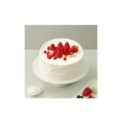 진한 우유 생크림 케이크 2호