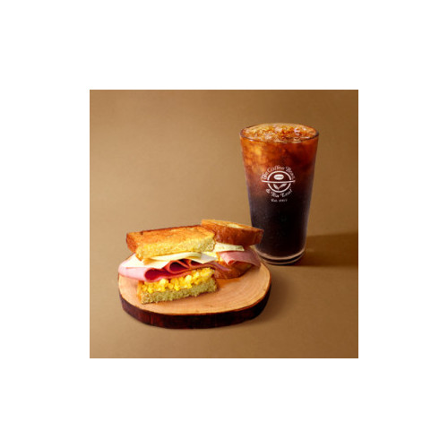 아메리카노 S + 햄치즈 프렌치 토스트