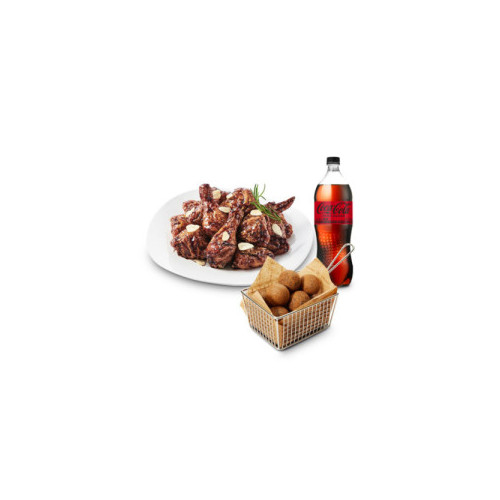 블랙알리오+블랙치즈볼(5구)+코카-콜라제로 1.25L