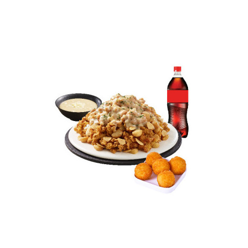 (오리지널/순살)갈릭 인 더 딥+오리지널치즈볼+콜라1.25L