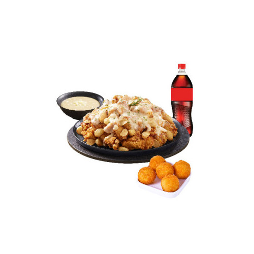 (레귤러/순살)갈릭 인 더 딥+오리지널치즈볼+콜라1.25L
