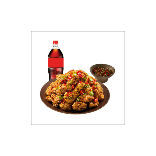 (오리지널/순살)칼칼한청양치킨+콜라1.25L