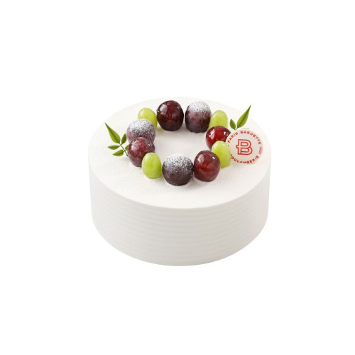 우유가득 생크림 케이크 2호(거봉&청포도)