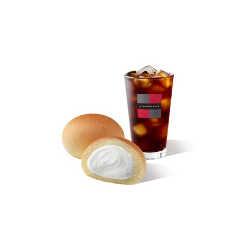 순 우유 크림빵 + 아메리카노 R